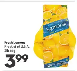 Longo's Fresh Lemons offer