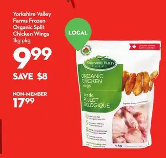 Longo's Frozen Organic Split Chicken Wings offer