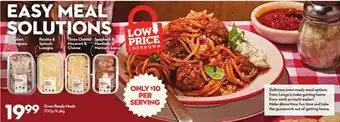 Longo's Oven-Ready Meals offer