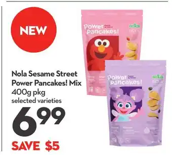 Longo's Nola Sesame Street Power Pancakes! Mix offer