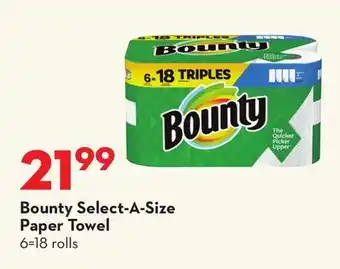 Longo's Select-A-Size Paper Towel offer