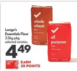 Longo's Essentials Flour offer