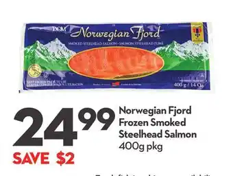 Longo's Frozen Smoked Steelhead Salmon offer