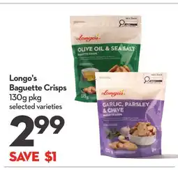 Longo's Baguette Crisps offer