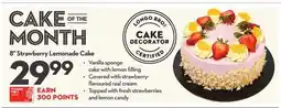 Longo's 8 Strawberry Lemonade Cake offer