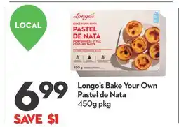 Longo's Bake Your Own Pastel de Nata offer