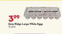 Longo's Large White Eggs offer