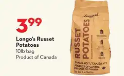 Longo's Russet Potatoes offer