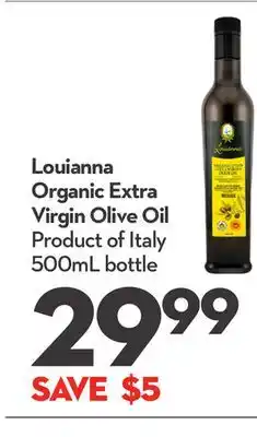 Longo's Organic Extra Virgin Olive Oil offer