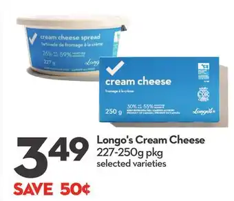 Longo's Cream Cheese offer