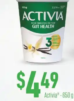 Fortinos ACTIVIA , 650 g offer