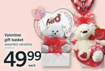 Fortinos VALENTINE GIFT BASKET offer