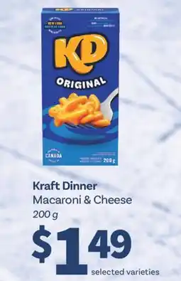 Fortinos KRAFT DINNER MACARONI & CHEESE,200g offer