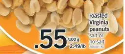 Fortinos ROASTED VIRGINIA PEANUTS offer