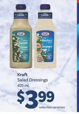 Fortinos KRAFT SALAD DRESSINGS, 425 ML offer