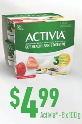 Fortinos ACTIVIA -, 8X100G offer