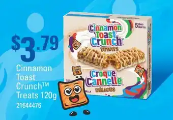 Fortinos CINNAMON TOAST CRUNCH TREATS, 120G offer