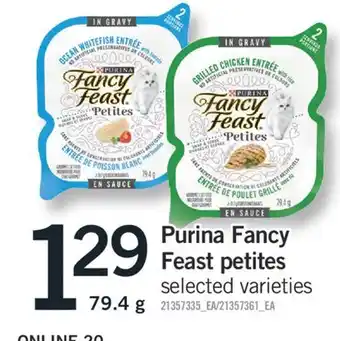 Fortinos PURINA FANCY FEAST PETITES, 79.4 G offer