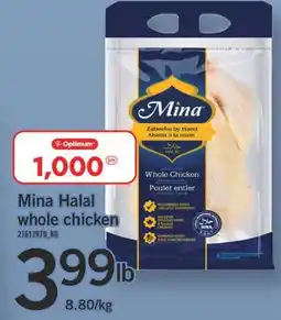 Fortinos MINA HALAL WHOLE CHICKEN offer