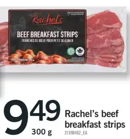 Fortinos RACHEL'S BEEF BREAKFAST STRIPS, 300 G offer