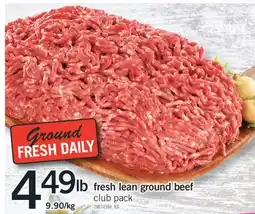 Fortinos FRESH LEAN GROUND BEEF offer