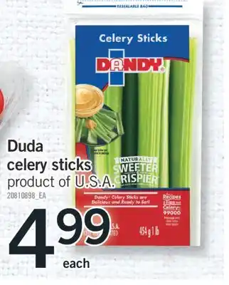 Fortinos DUDA CELERY STICKS offer