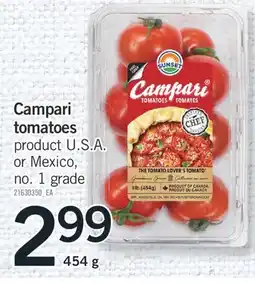 Fortinos CAMPARI TOMATOES, 454 G offer