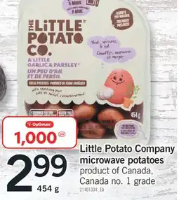 Fortinos LITTLE POTATO COMPANY MICROWAVE POTATOES offer