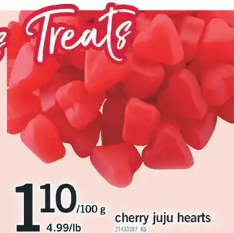 Fortinos CHERRY JUJU HEARTS offer