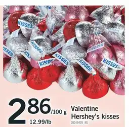 Fortinos VALENTINE HERSHEY'S KISSES offer