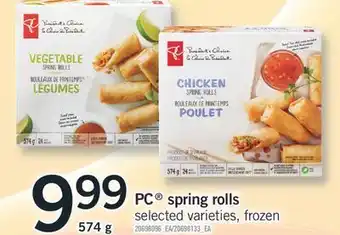 Fortinos PC SPRING ROLLS, 574 g offer