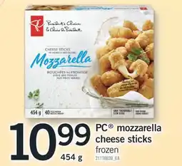 Fortinos PC MOZZARELLA CHEESE STICKS, 454 G offer