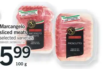 Fortinos MARCANGELO SLICED MEATS, 100 G offer