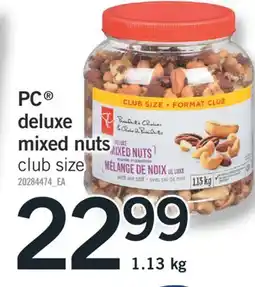 Fortinos PC DELUXE MIXED NUTS, 1.13 KG offer