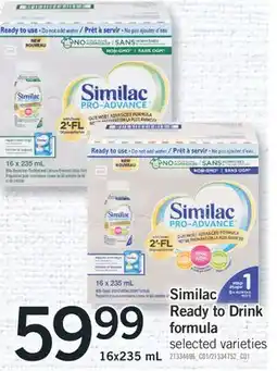 Fortinos SIMILAC READY TO DRINK FORMULA, 16X235 ML offer