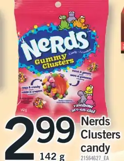 Fortinos NERDS CLUSTERS CANDY, 142 G offer