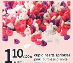 Fortinos CUPID HEARTS SPRINKLES offer