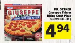 Foodland DR. OETKER Giuseppe Thin or Rising Crust Pizza offer