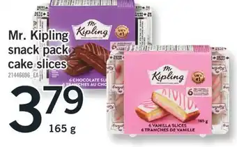 Fortinos MR. KIPLING SNACK PACK CAKE SLICES, 165 G offer