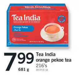 Fortinos TEA INDIA ORANGE PEKOE, 216' S, 681 G offer