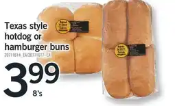 Fortinos TEXAS STYLE HOTDOG OR HAMBURGER BUNS, 8'S offer