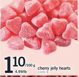 Fortinos CHERRY JELLY HEARTS offer