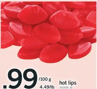 Fortinos HOT LIPS offer