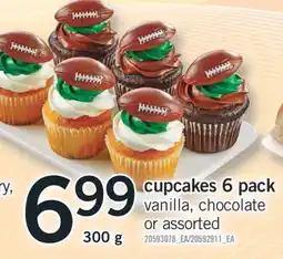 Fortinos CUPCAKES 6 PACK, 300 G offer