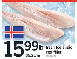 Fortinos FRESH ICELANDIC COD FILLET offer