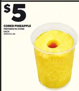 Loblaws CORED PINEAPPLE offer