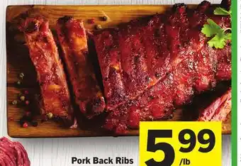 Foodland Pork Back Ribs offer