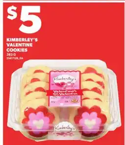 Loblaws KIMBERLEY'S VALENTINE COOKIES 383G offer