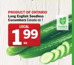 Foodland Long English Seedless Cucumbers offer