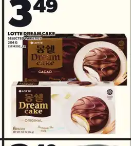 Loblaws LOTTE DREAM CAKE, 204 G offer